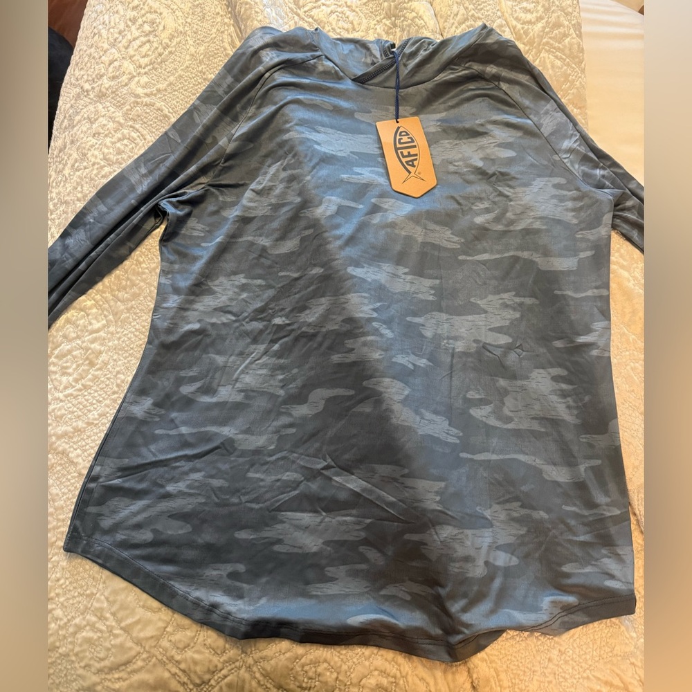 AFTCO Oceanic Camo Long Sleeve Top